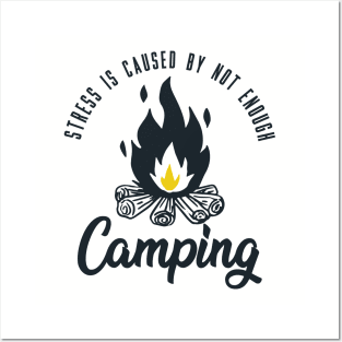 Camping Zen Posters and Art